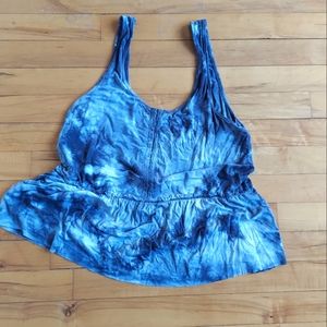 American eagle peplum tank